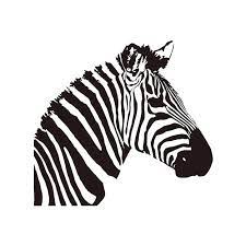 Zebra Head Icon Vector Ilration