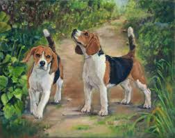 Beagle Dog Print From The Original