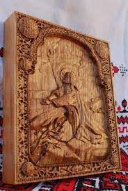 Wood Carvings Our Lord Icon