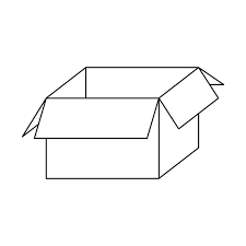 Ng Box Carton Icon Stock Vector By