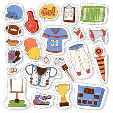 Football Game Sport Icons Vector
