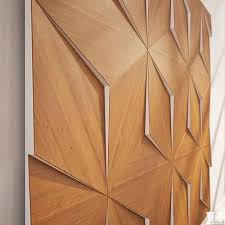 Brown Decorative Wooden Wall Panel At
