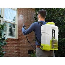 One 18v Cordless Battery 4 Gal Backpack Chemical Sprayer Tool Only