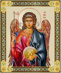 Archangel Raphael Gold Foil Orthodox