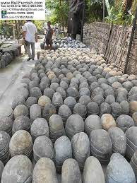 Stone Garden Lanterns Bali Indonesia