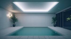 Premium Ai Image Indoor Swimming Pool
