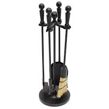 Black Paxton Mini Fireplace Tool Set