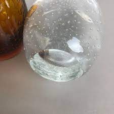 Vintage Bubble Glass Vase By Hirschberg