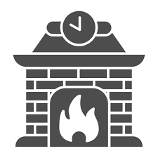 Glyph Icon Fire Vector Ilration