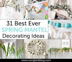 31 Stunning Spring Mantel Ideas The