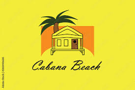 Cabana Beach Resort Logo Icon Design