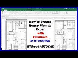 How To Create House Plan In Excel With