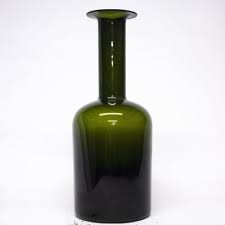 Large Green Vase By Otto Brauer For