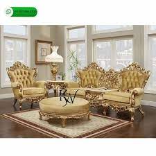 Teak Wood Wooden Royal Sofa Set For