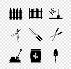 Set Garden Fence Planting Tree In The