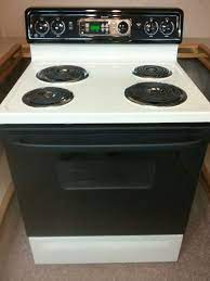 G E Spectra Electric Stove Bisque