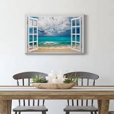 Leeward 12 In X 18 In White Stretched Canvas Wall Art By Wexford Homes