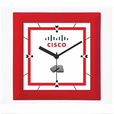 Red Square Promotional Clock At Rs 210