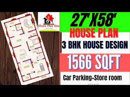 27x58 Sqft House Plan Ii 27x58 House