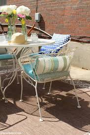 How To Paint Metal Patio Furniture