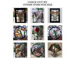 Buy Dragonfly Stained Glass Panel For