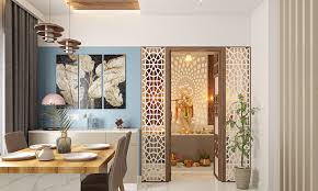 Pooja Unit Designs For Living Room