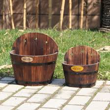 Solid Wooden Flower Pot Stand Idyllic