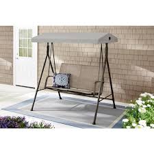 Dark Taupe Outdoor Patio Swing