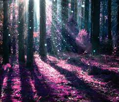 Enchanted Purple Forest Wall Mural