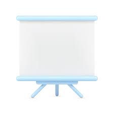 Empty Stand On Tripod 3d Icon White