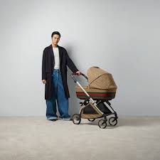 Gucci Bassinet Stroller Combo In Beige