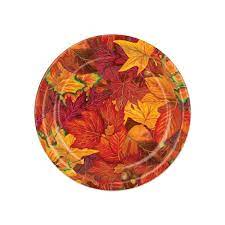 7 Fall Leaf Plates Michaels