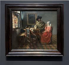 The Glass Of Wine By Johannes Vermeer