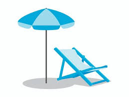 Free Vectors Umbrellas And Deck Chairs