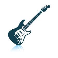 Electric Guitar Icon Stock Vector By