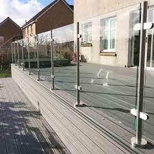 Stainless Steel Post Glass Railing