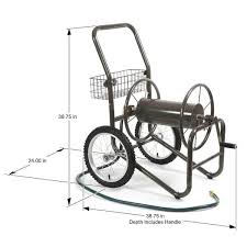 300 Ft 2 Wheel Industrial Hose Cart