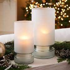 Frosted Glass Candleholders West Elm