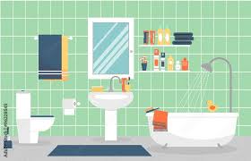 Bathroom Icon Vector Art Graphics