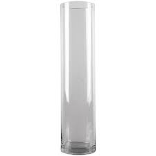 Clear Glass Cylinder Vase 20