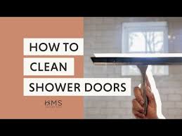 Effectively Clean Your Shower Doors
