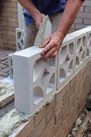 Breeze Block Wall Garden Wall Art