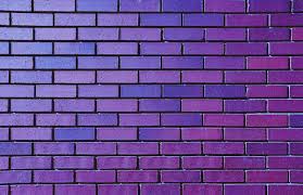 Beautiful Purple Brick Wall For Background