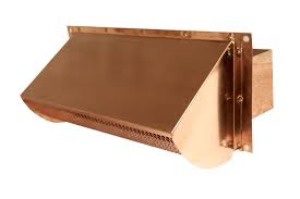 Wall Vent Copper Rectangular 3 25