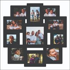 Black Wooden Wall Collage Frames