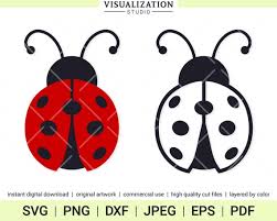 Ladybug Vector Clipart Set Instant
