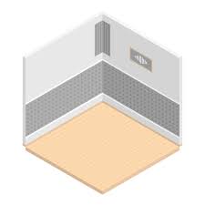 Vector Empty Room Icon Isometric