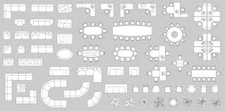 House Apartment Workspace Vector Set
