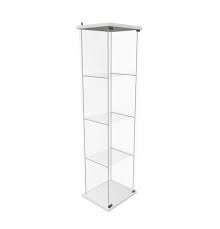 Detolf Glass Door Cabinet White43x163