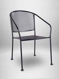 Black Mesh Outdoor Chairs West Coast